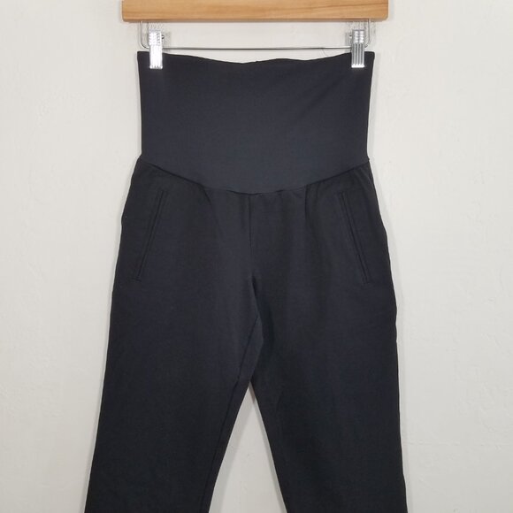 A Pea in the Pod Maternity Pull-On Stretch Pants Black Size XS - Picture 2 of 6